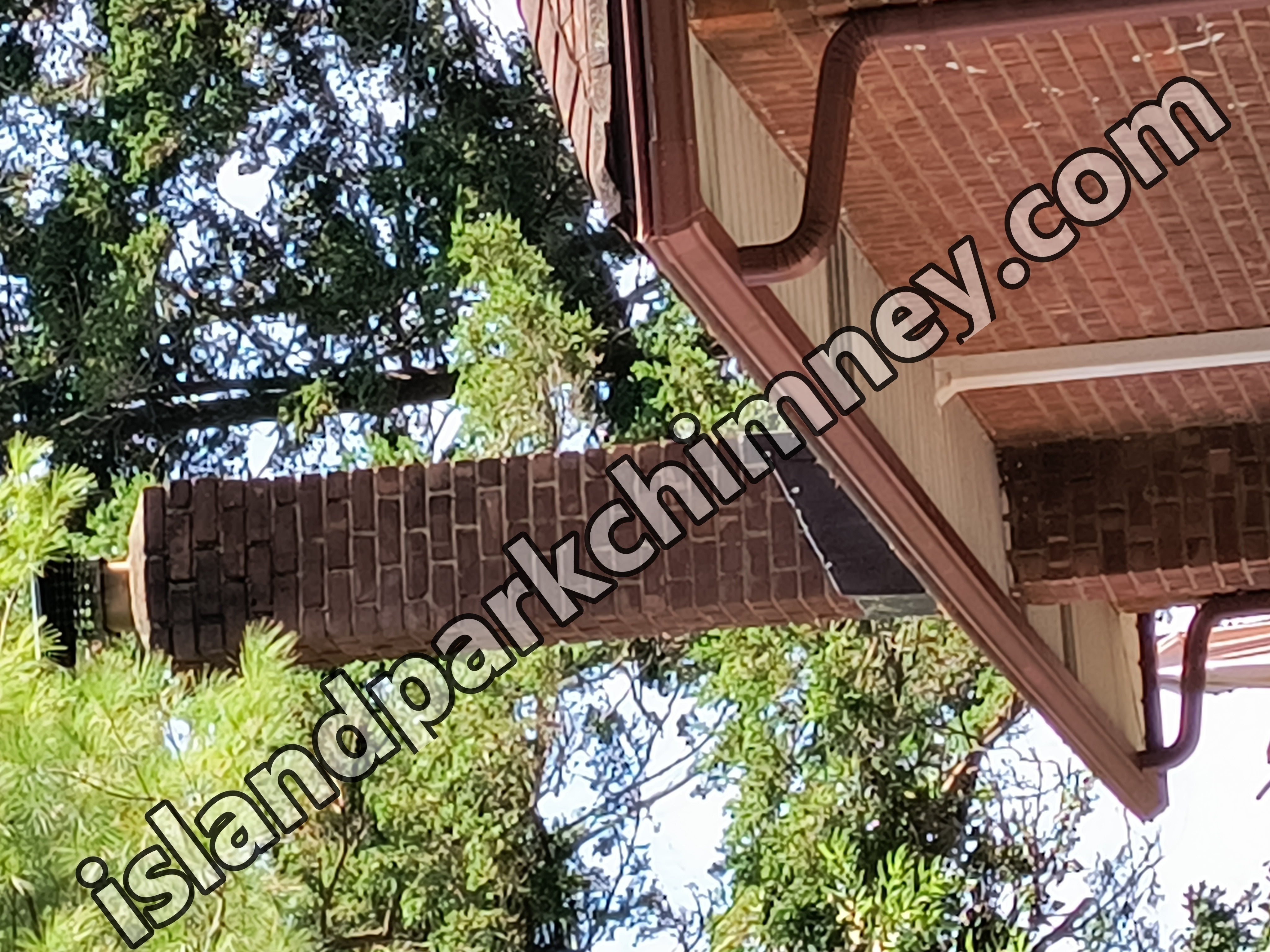 Before and after professional chimney cleaning in Island Park, NY